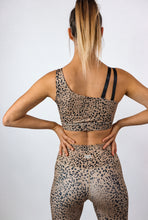 Load image into Gallery viewer, Assemble Leopard Sports Bra Tan